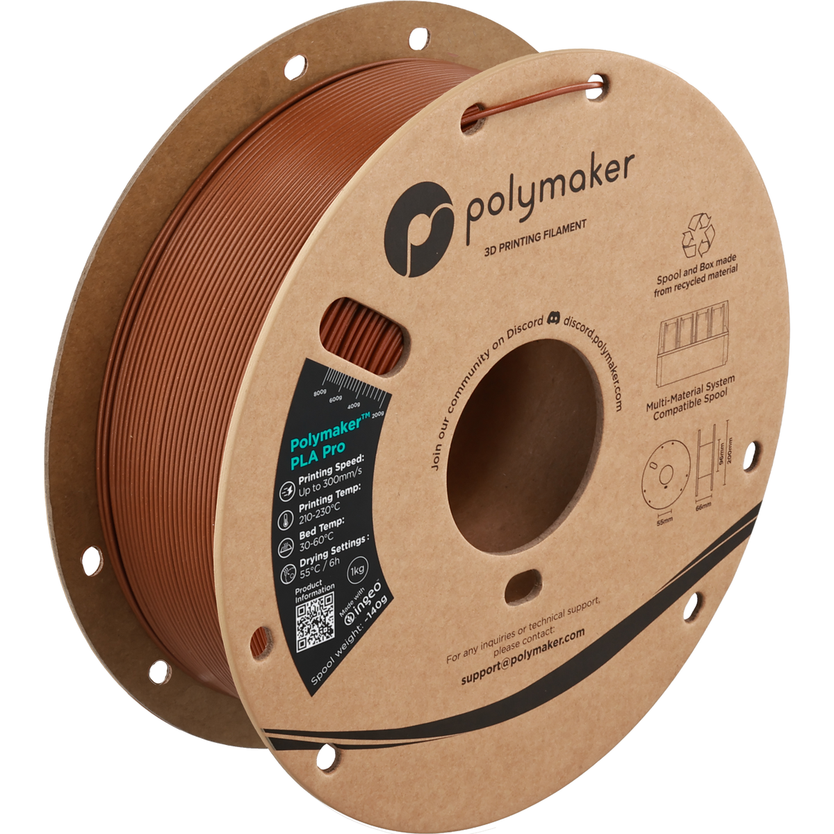 Polymaker PLA Pro Metallic Bronze