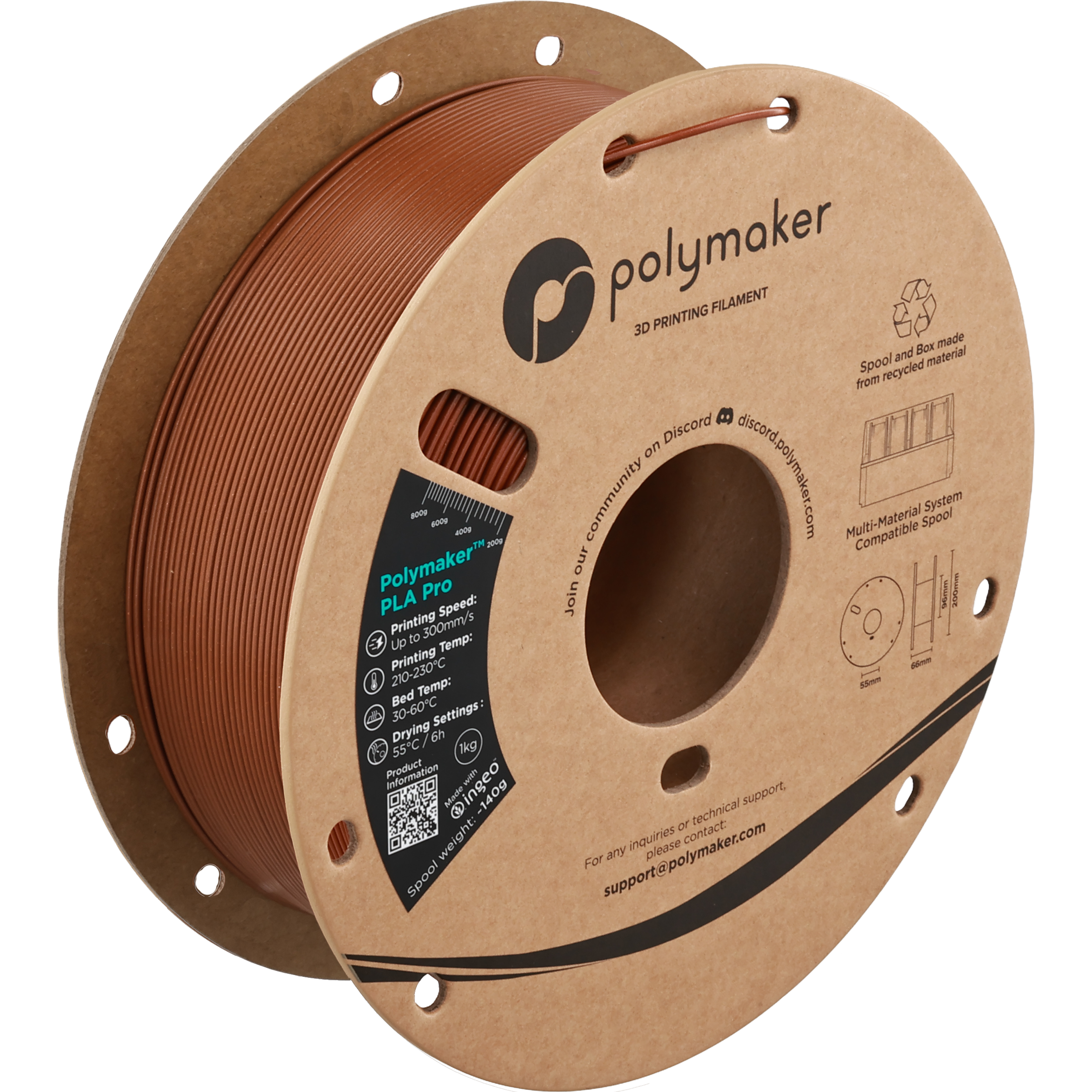 Polymaker PLA Pro Metallic Bronze