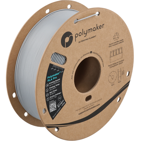 Polymaker PLA Pro Metallic Silver