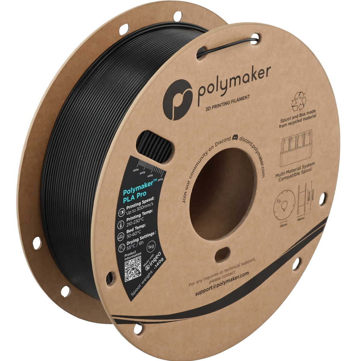 Polymaker PLA Pro Metallic Black