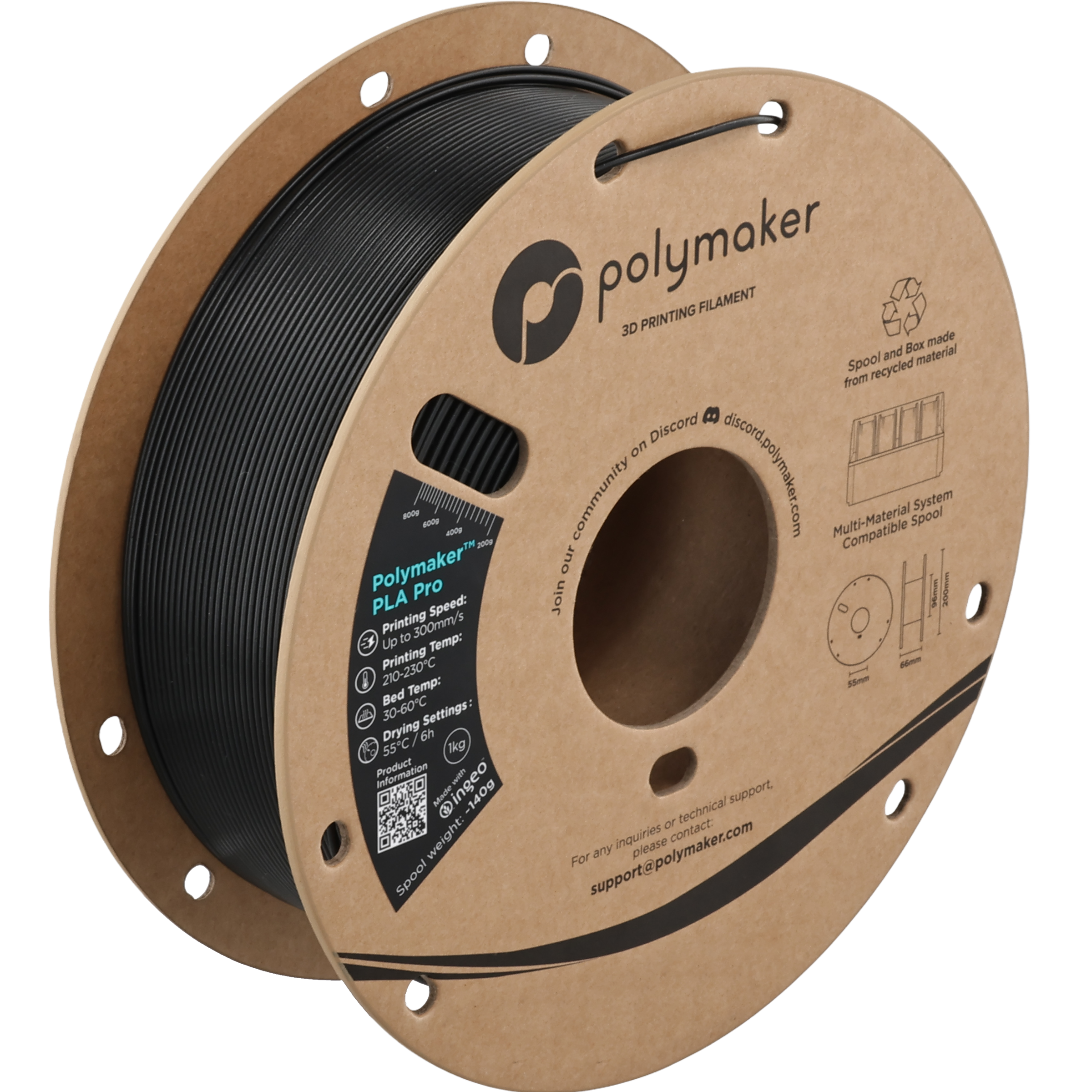 Polymaker PLA Pro Metallic Black