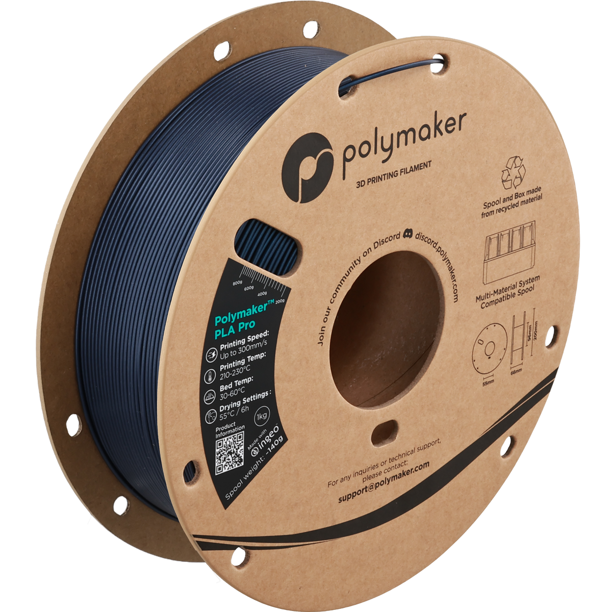 Polymaker PLA Pro Metallic Blue