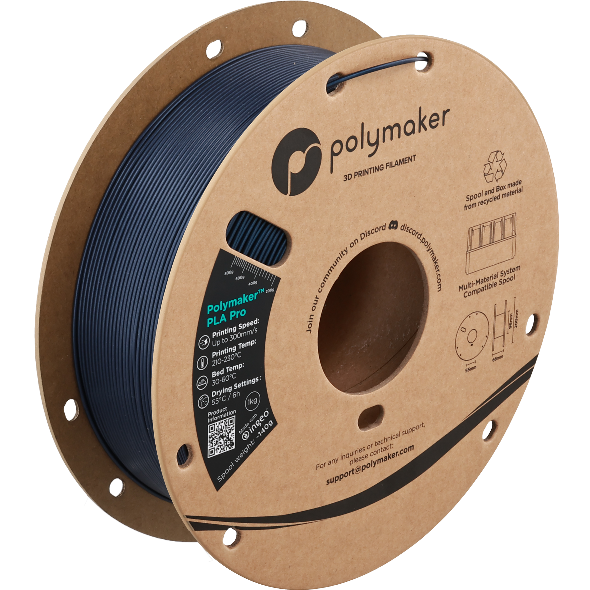 Polymaker PLA Pro Metallic Blue