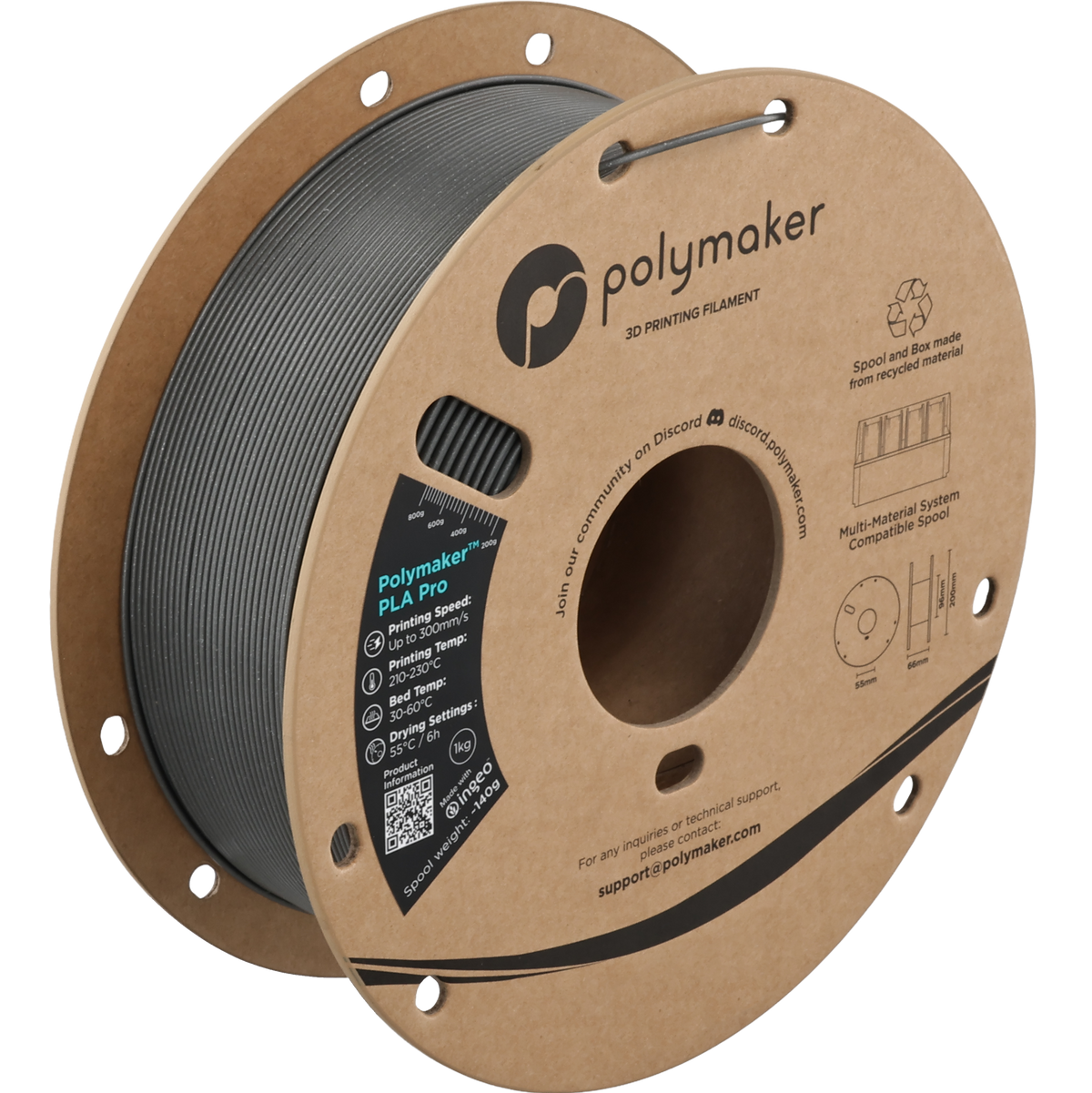 Polymaker PLA Pro Metallic Chrome