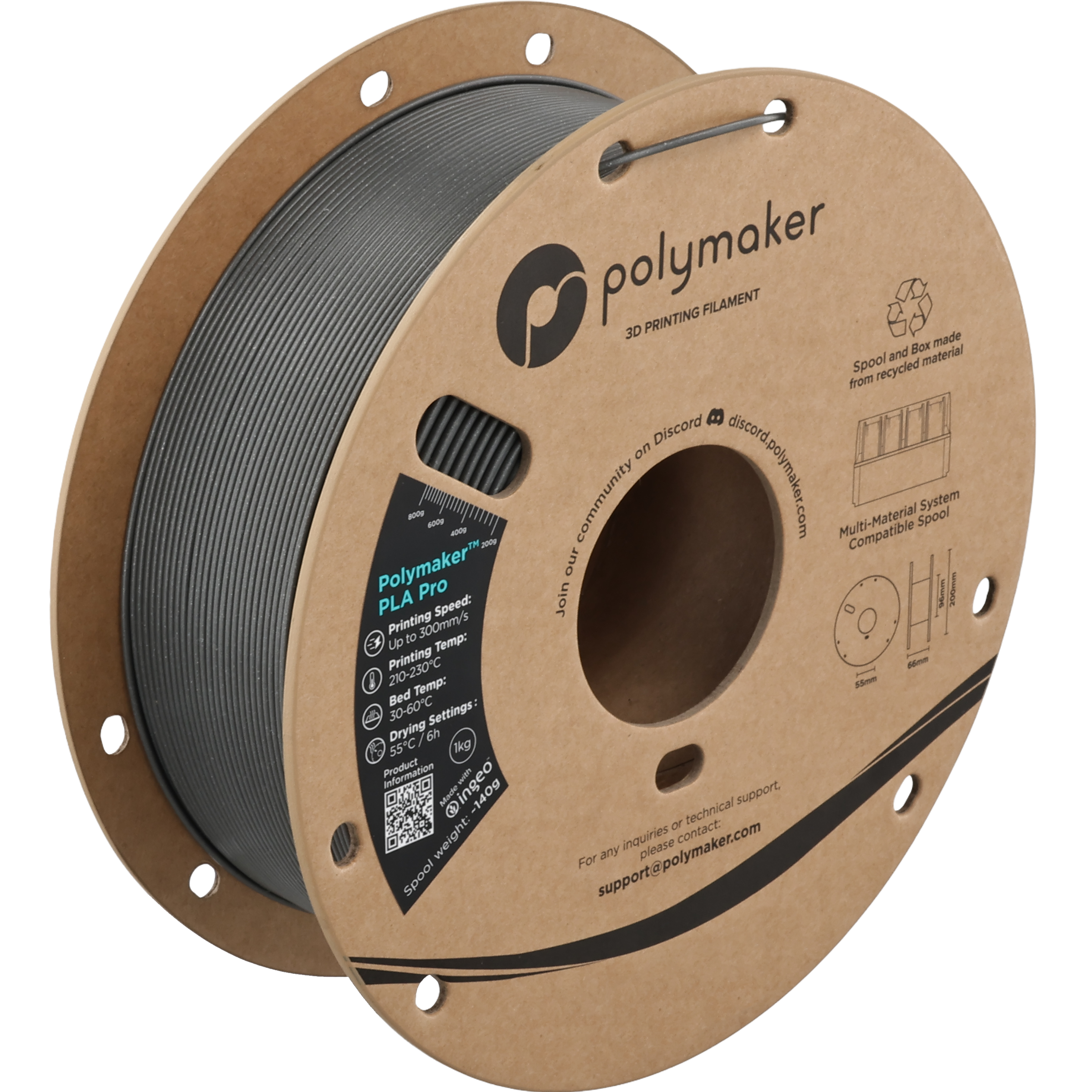 Polymaker PLA Pro Metallic Chrome