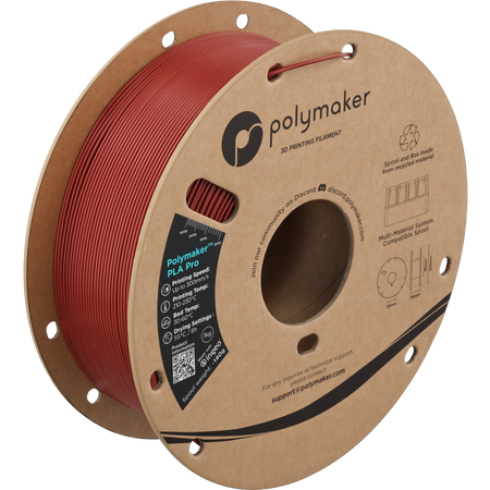 Polymaker PLA Pro Metallic Dark Red