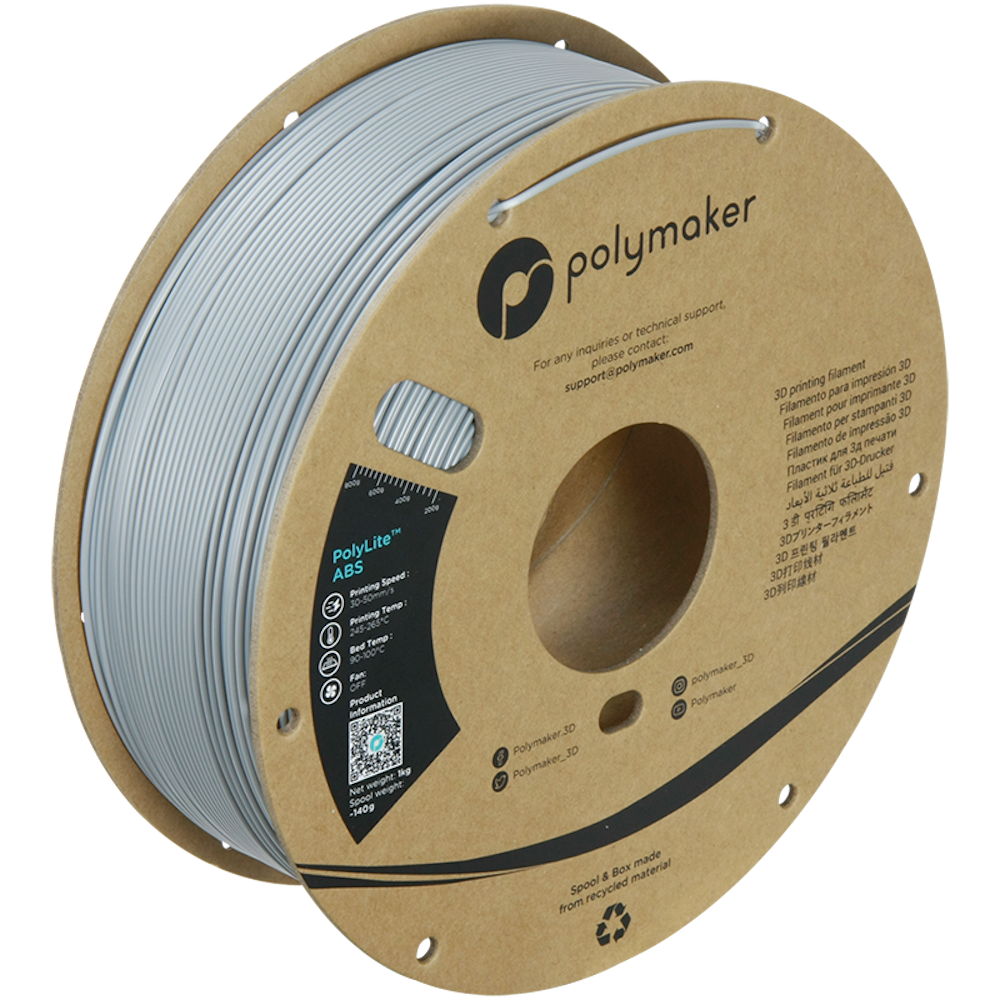 Polymaker PolyLite ABS Grey