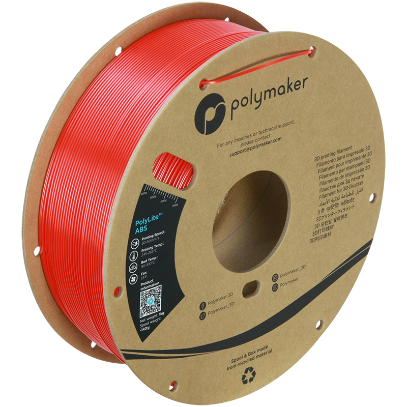 Polymaker PolyLite ABS Red