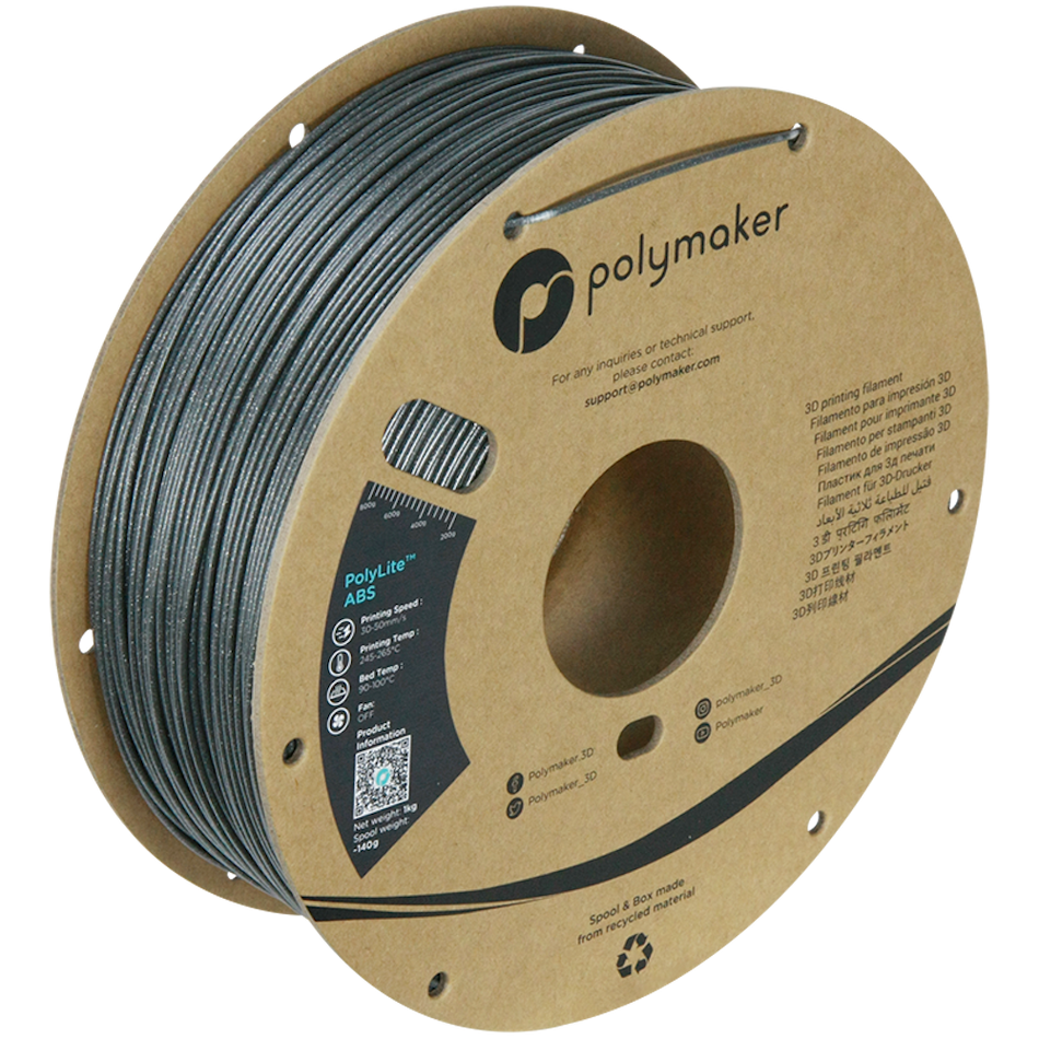 Polymaker PolyLite Galaxy ABS Galaxy Dark Grey
