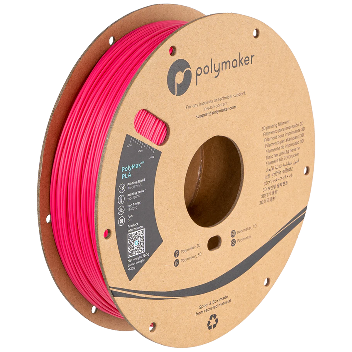 Polymaker PolyMax PLA Pink