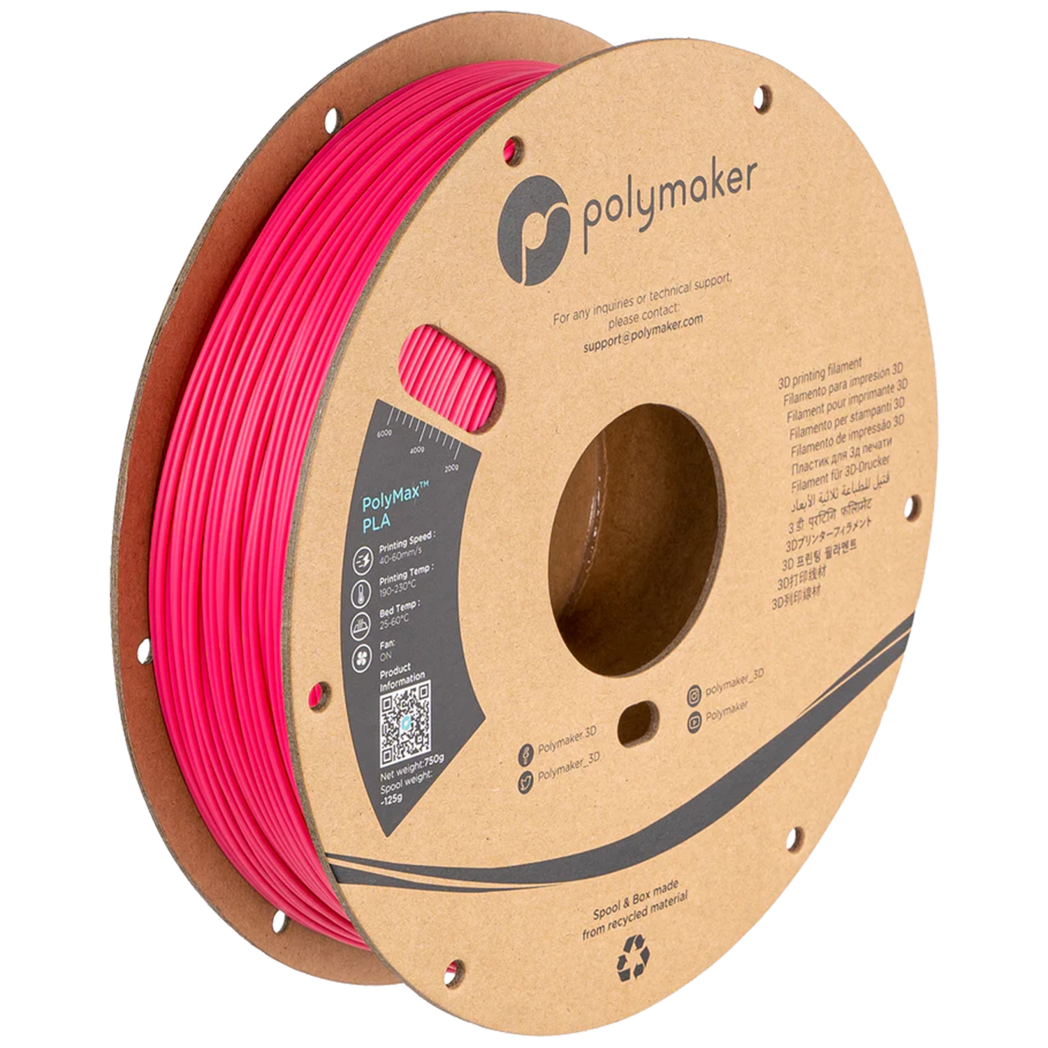 Polymaker PolyMax PLA Pink