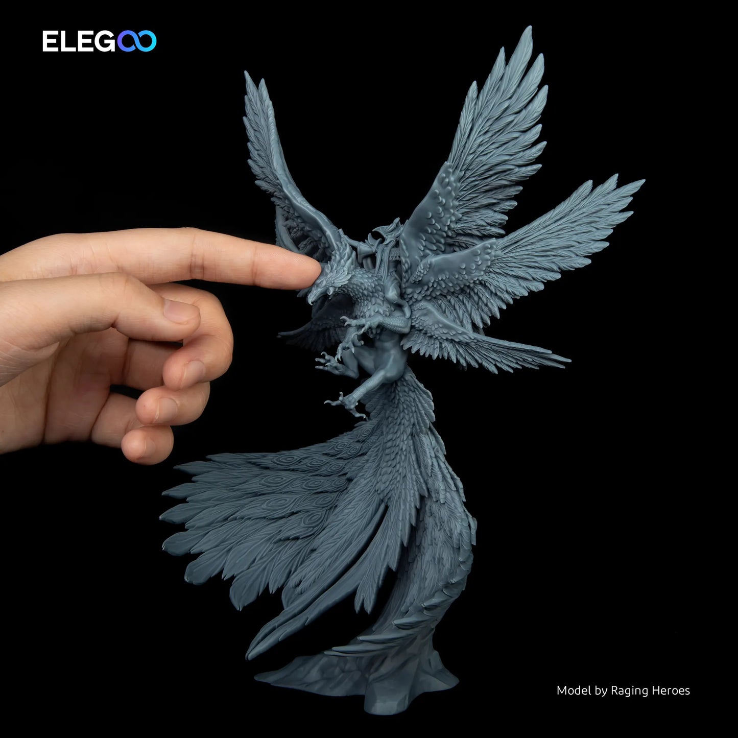 【在庫限り】Elegoo 光硬化性ノーマル8Kレジン -Space Gray- 1000g