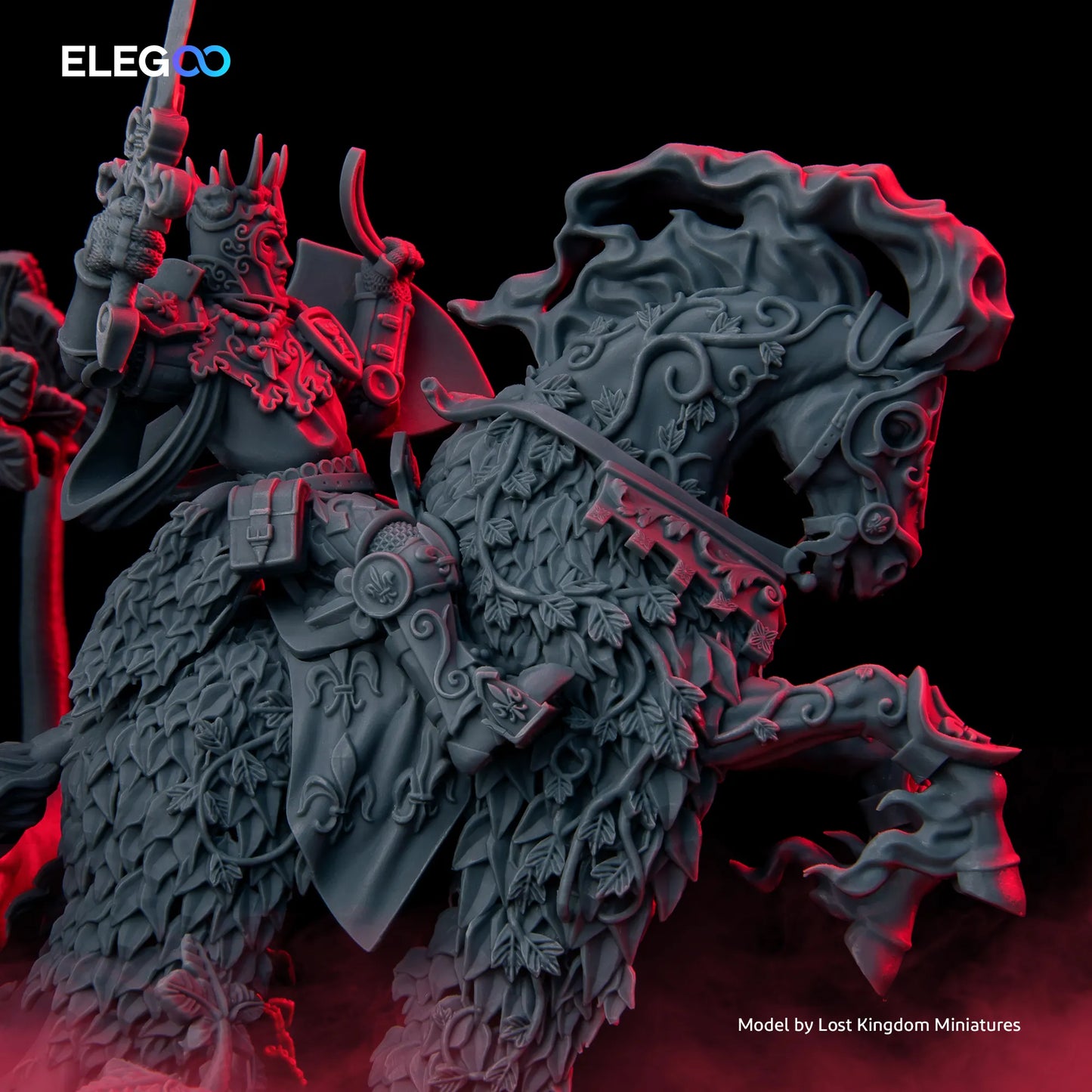 【販売終了】Elegoo 光硬化性水洗い8Kレジン -Space Gray- 1000g