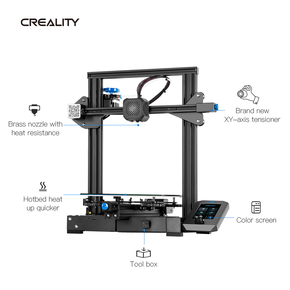 CREALITY FDM方式 3D printer Ender-3 V2_CLEND3V2 – 3Dプリンターと