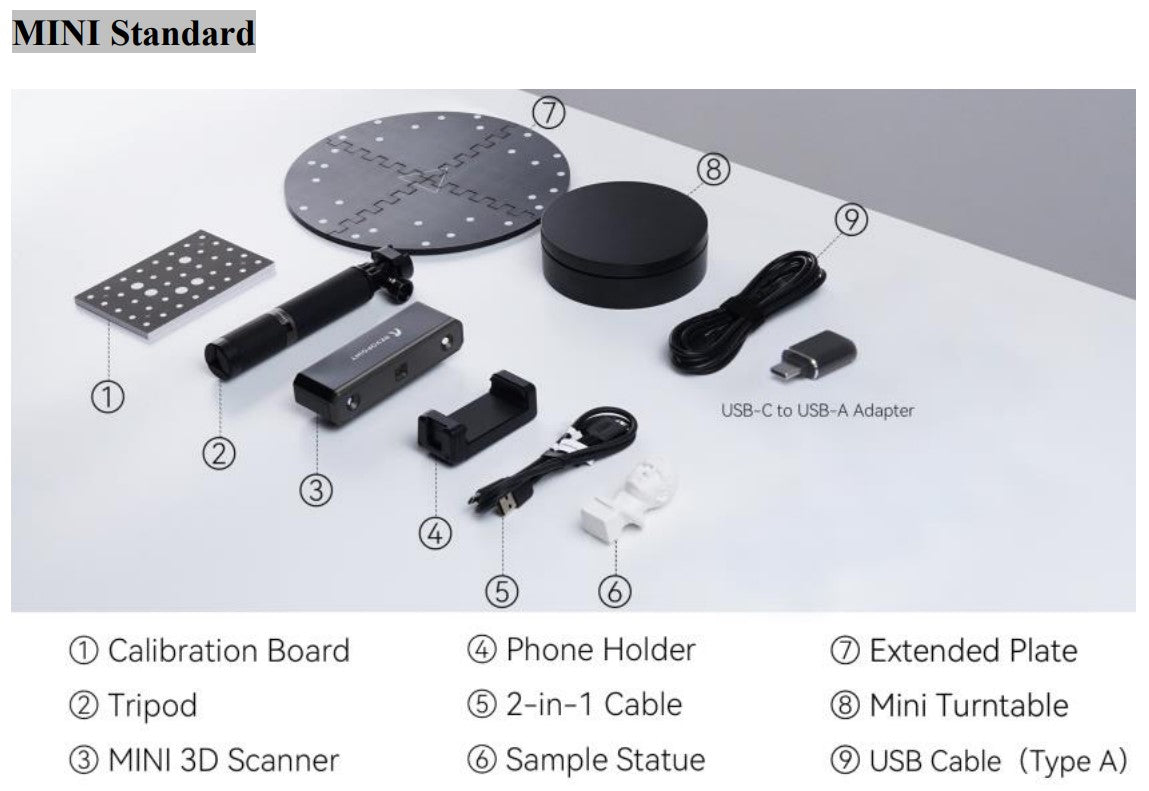 Revopoint MINI – 3Dプリンターとレジン&フィラメントの通販・購入はSK本舗