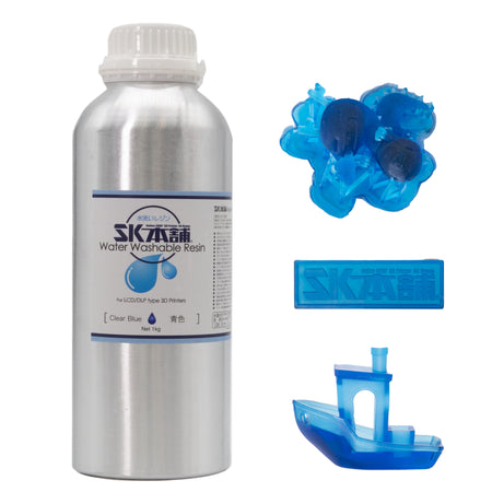 SK Waterwashable Resin clear blue_1000g