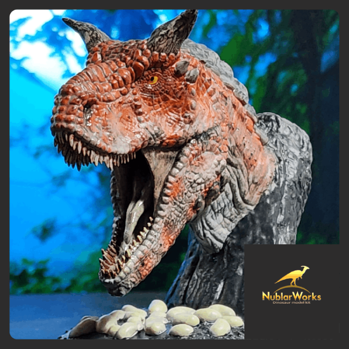 ヌブラルワークスが塗装したカルノタウルスの完成作例
